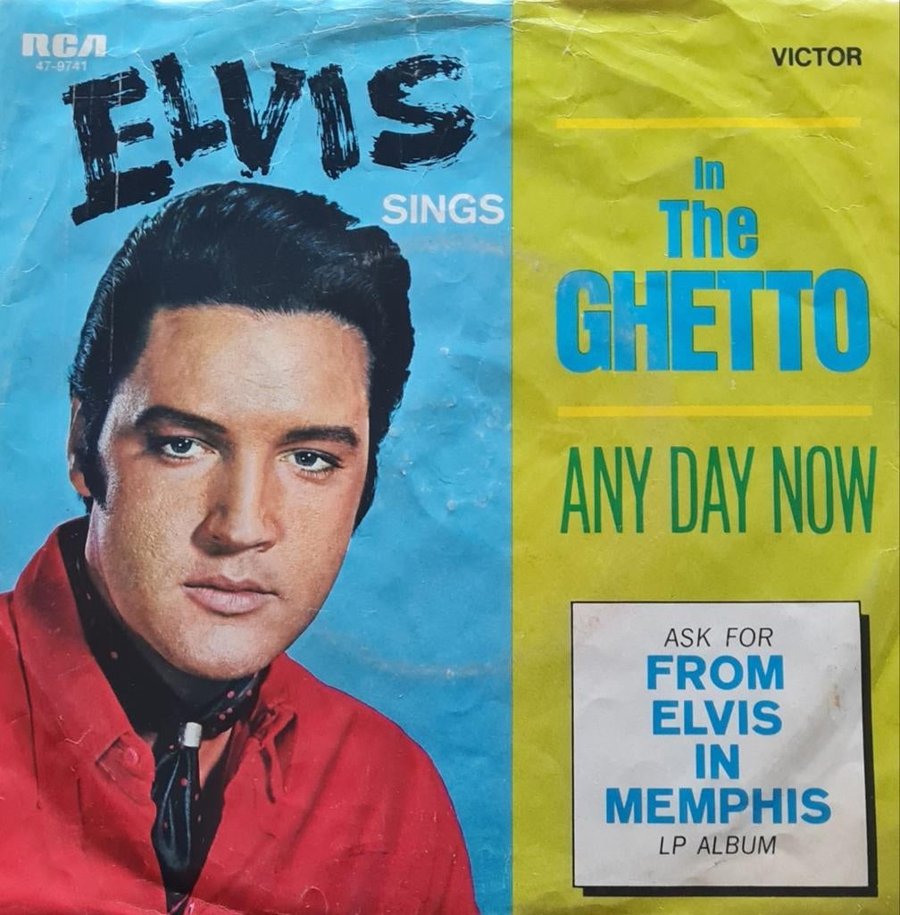 ELVIS PRESLEY  - IN THE GHETTO, Ophalen of Verzenden, Gebruikt