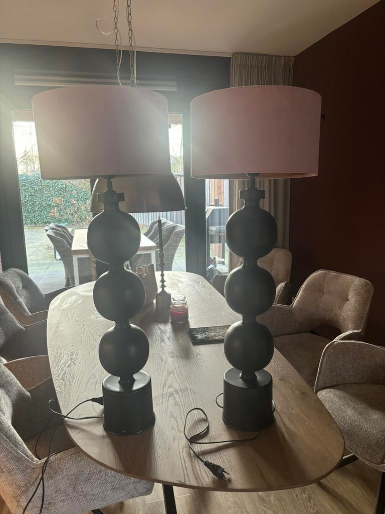 Lampen light & living, Huis en Inrichting, Lampen | Tafellampen, Ophalen, Zo goed als nieuw, Minder dan 50 cm
