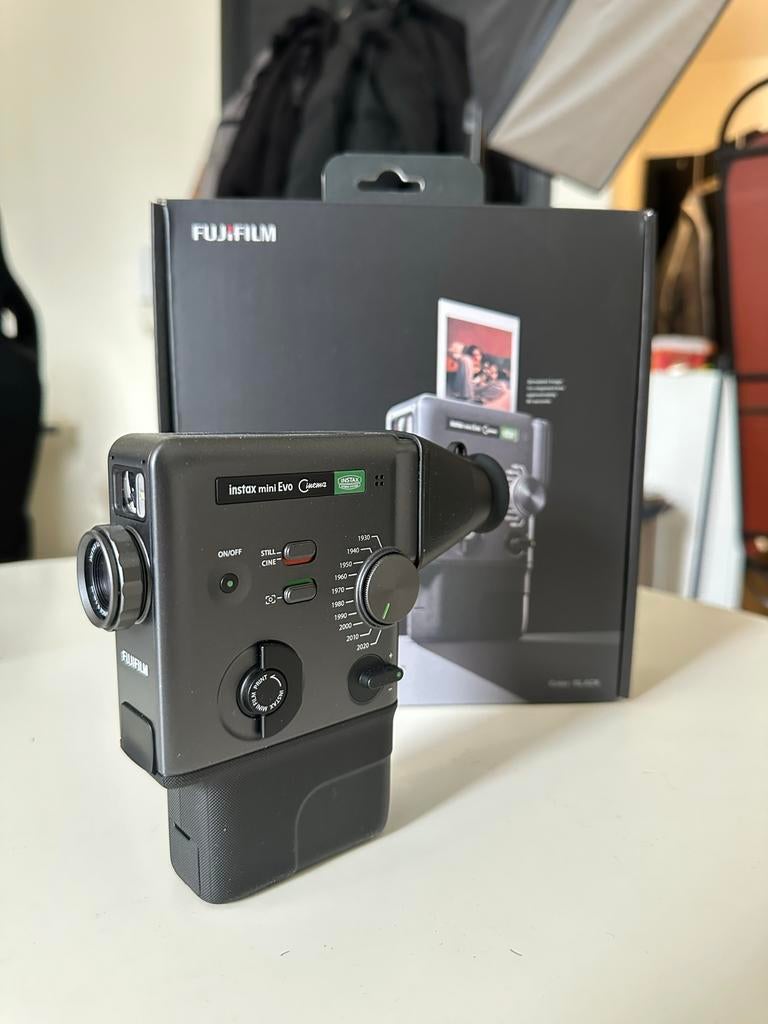 Fujifilm Instax Mini Evo Cinema, Audio, Tv en Foto, Fotocamera's Digitaal, Compact, Ophalen of Verzenden, Zo goed als nieuw, Fuji