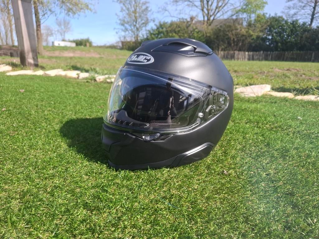 Gloednieuwe HJC F71 matzwart maat M, Ophalen, Integraalhelm, HJC