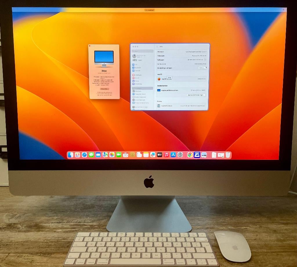 iMac 27” 5K 2017 i7 | 40GB RAM | Radeon 580 | 500GB SSD, 32 GB, SSD, IMac, Ophalen of Verzenden