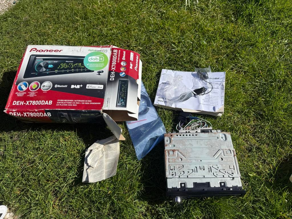 Nieuw Pioneer DEH-X7800DAB Autoradio met DAB+ en Bluetooth, Auto diversen, Autoradio's, Ophalen of Verzenden, Nieuw
