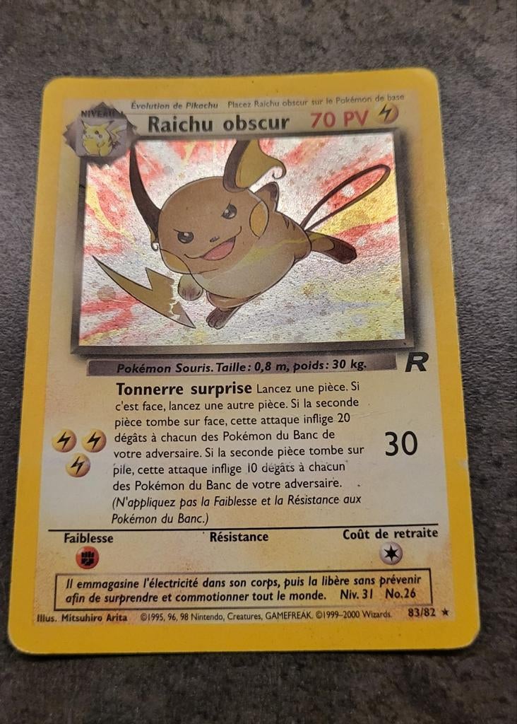 Raichu Obscur franse uitgave!, Ophalen, Zo goed als nieuw, 3 tot 4 jaar
