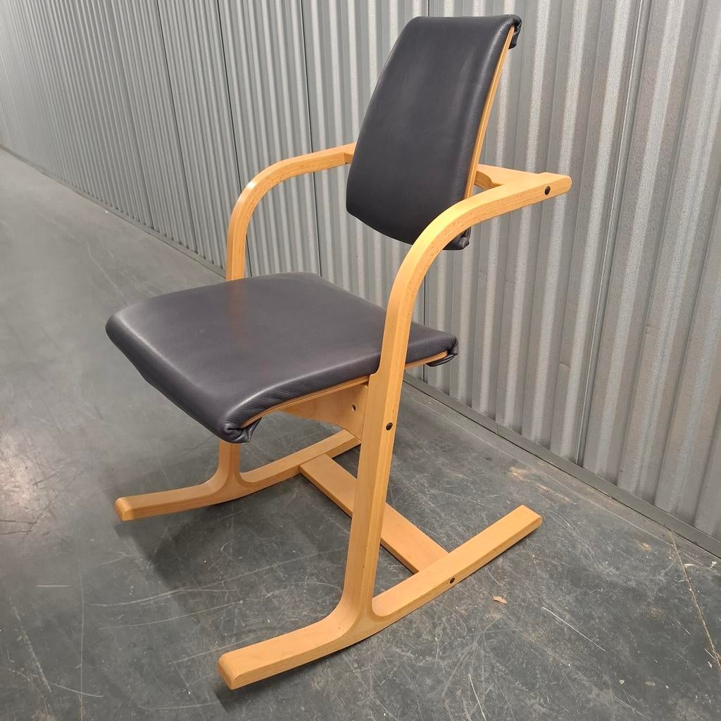Varier (Stokke) Actulum Vintage Balans stoel bureaustoel, Ophalen, Blauw, Eén