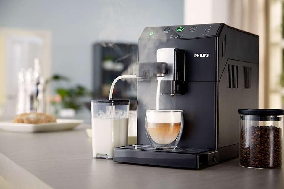 Philips HD8829 volautomatische koffiemachine, Gebruikt, Koffiemachine, 2 tot 4 kopjes, Gemalen koffie