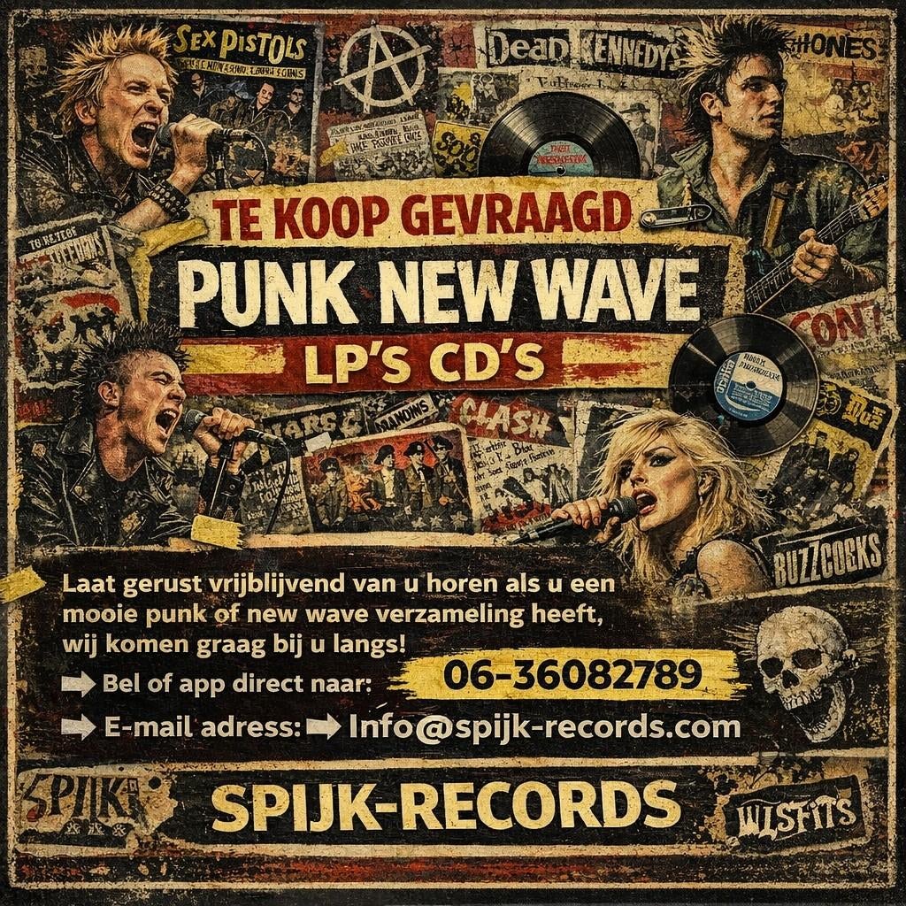 Punk & New Wave LP's en CD's Te koop gevraagd gezocht, Ophalen of Verzenden, 12 inch