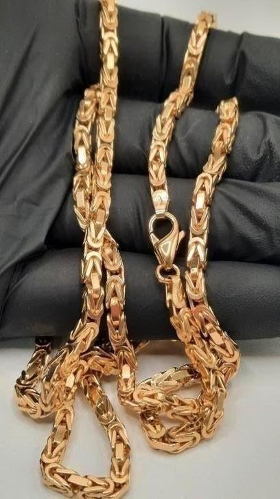 gouden Koningsketting 18kt Massief, Www.bredajuwelier.nl, Nieuw, Ophalen of Verzenden, Www.bredajuwelier.nl