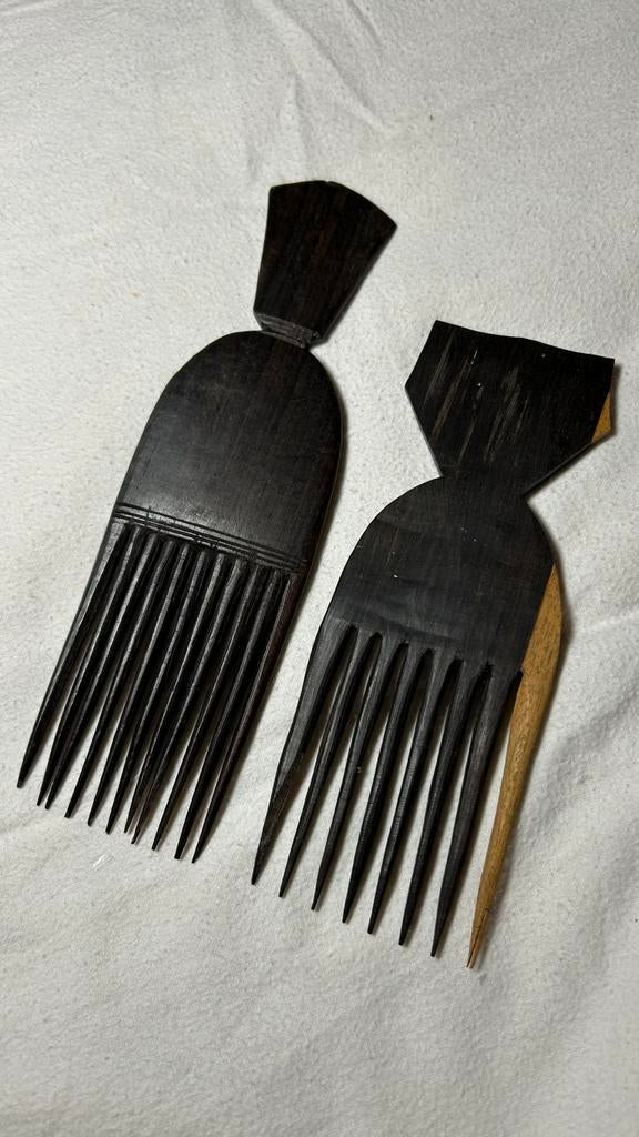 2 x houten Afrikaanse kam, prijs per stuk, Ophalen of Verzenden