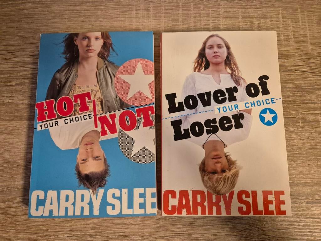 Carry Slee Boeken: Hot of Not & Lover of Loser, Ophalen of Verzenden, Gelezen, Carry Slee, Nederland