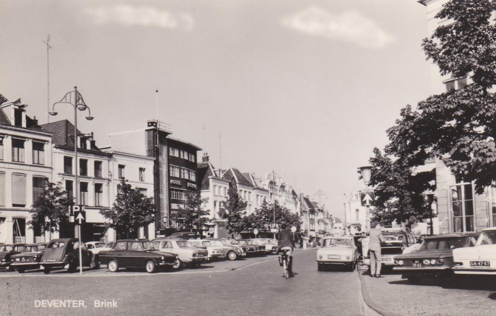 GA1288 Brink Deventer Olst Bathmen Wilp Twello 1956, Verzamelen, Ansichtkaarten | Nederland, Verzenden, 1940 tot 1960, Ongelopen