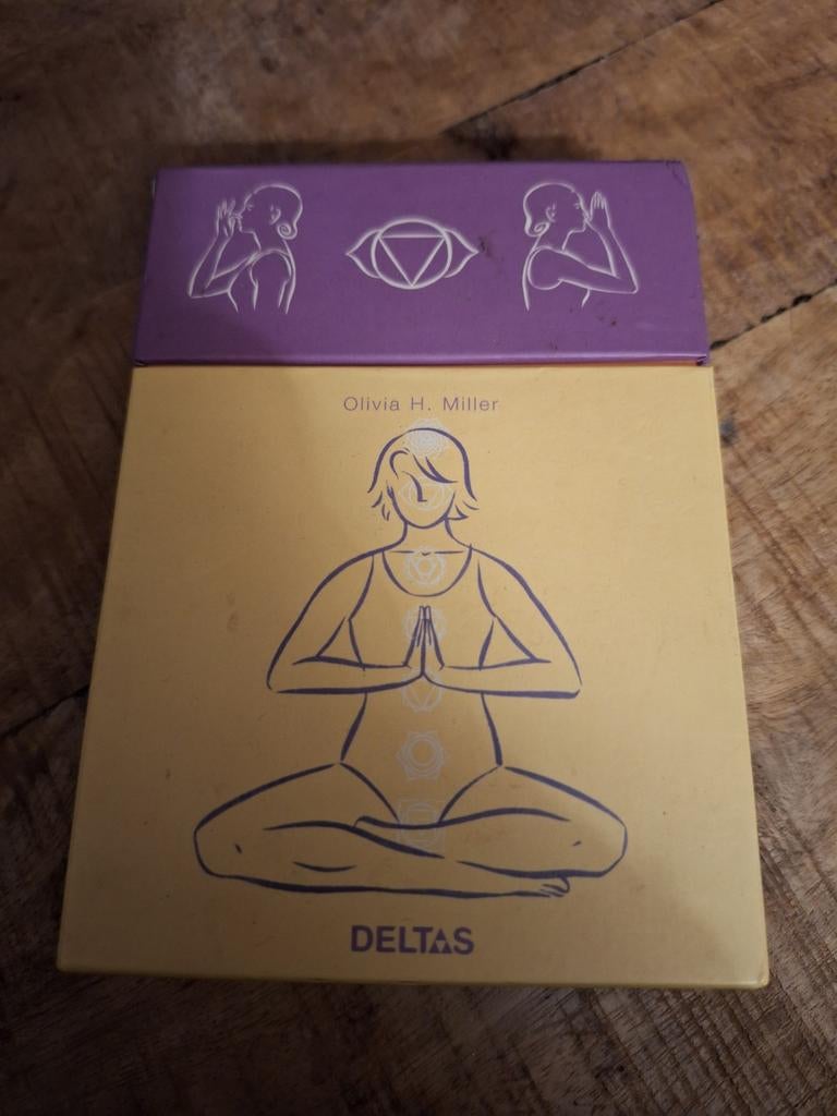 Chakra Kaarten - Olivia H. Miller - Deltas, Boeken, Meditatie of Yoga, Ophalen of Verzenden, Instructieboek, Olivia H. Miller