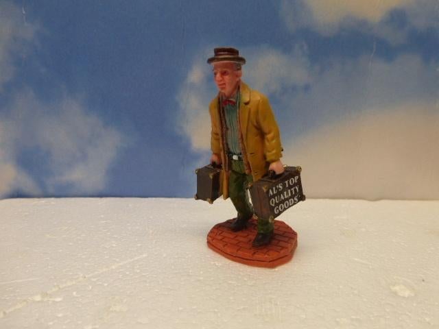 lemax Traveling salesman kerstdorp poppetje figurine beeldje, Ophalen of Verzenden, Zo goed als nieuw