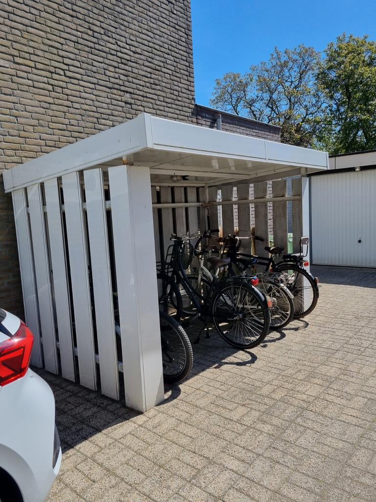 Fietsenhok haardhout hok stalling rokershok afdak - staal, Ophalen