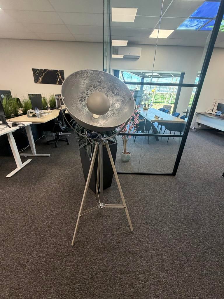 Silver Sun  Vloerlamp / Sun Lamp - Vandeheg, Ophalen, Gebruikt, Metaal, 150 tot 200 cm