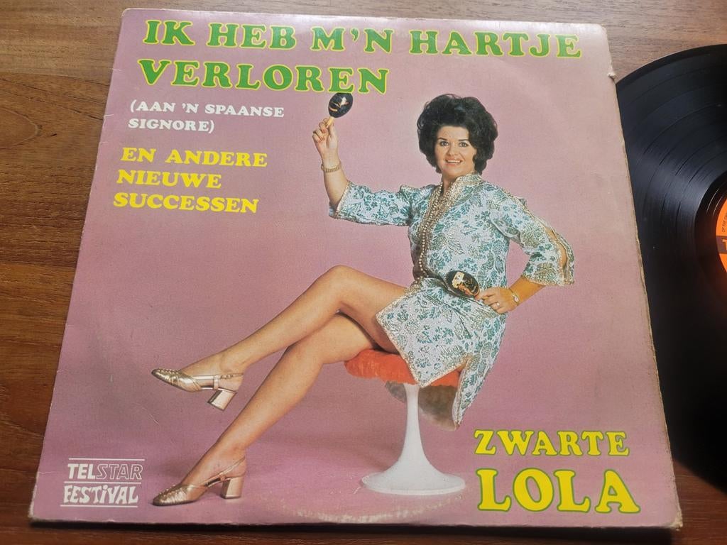Zwarte Lola - Ik Heb M'n Hartje Verloren LP (1974), Ophalen of Verzenden, Gebruikt, 12 inch, Levenslied of Smartlap