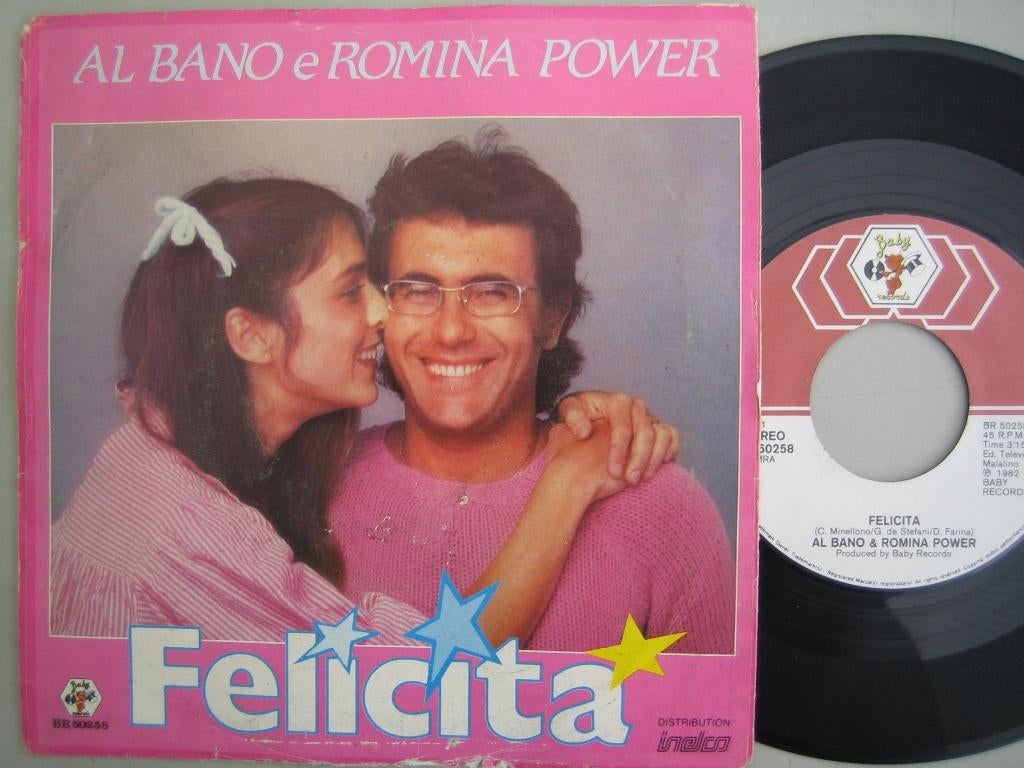 Al Bano & Romina Power - Felicita, Gebruikt, 7 inch, Single, Ophalen of Verzenden