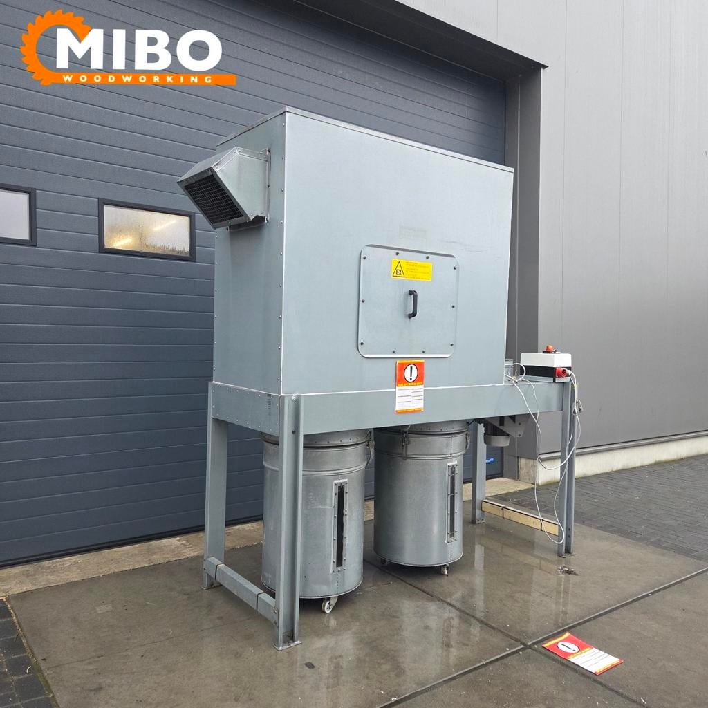 HOLTROP JANSMA AFZUIGING ** 2 containers compact, Ophalen of Verzenden, Zo goed als nieuw, Afzuiger