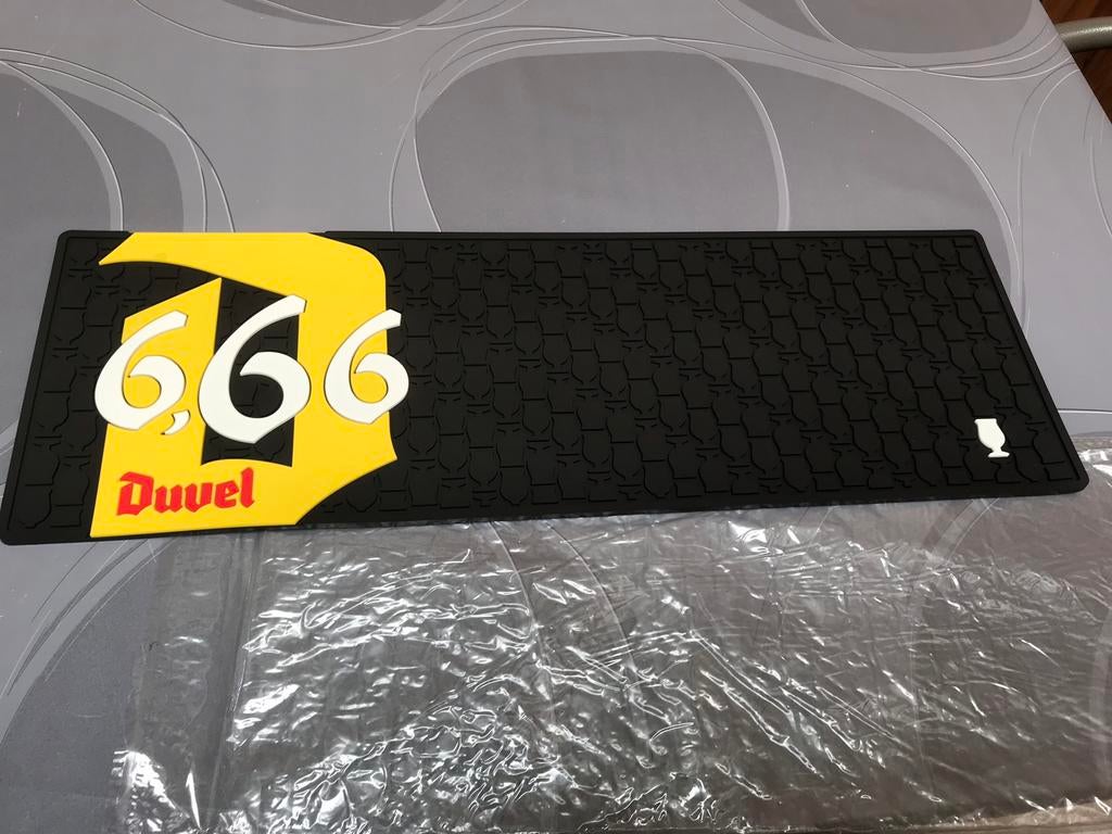 Duvel 6,66% rubberen toogmat, 3 voor 35€, Ophalen of Verzenden, Nieuw, Overige typen