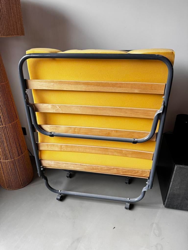 1 persoons opklapbed, Huis en Inrichting, Slaapkamer | Bedden, Ophalen, Gebruikt, 90 cm, Eenpersoons