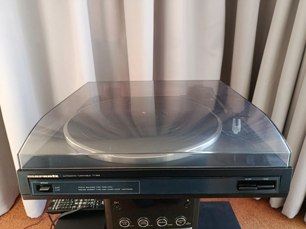 Marantz TT483 automatische platenspeler, Ophalen of Verzenden, Zo goed als nieuw, Overige merken, Automatisch