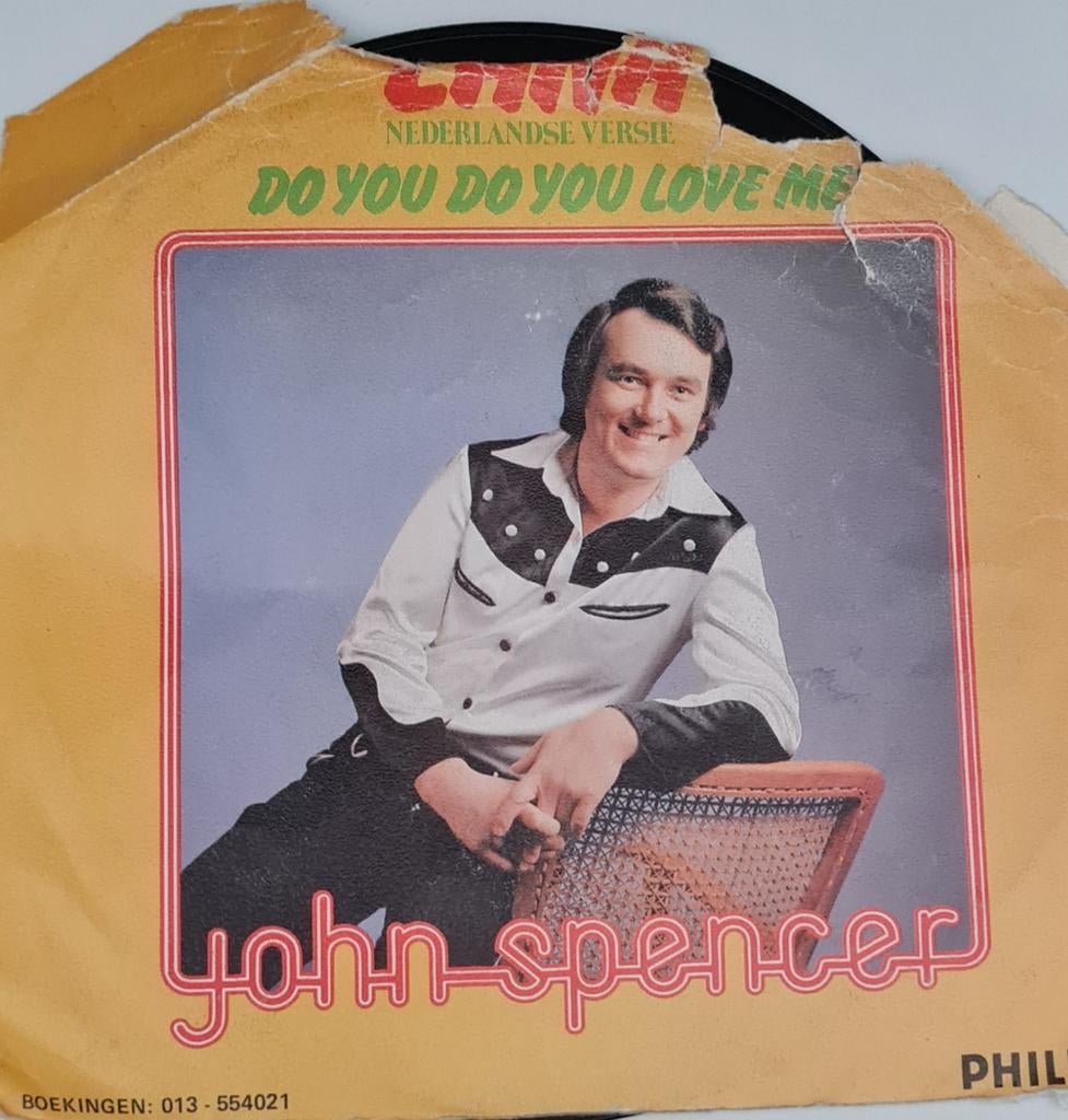 JOHN SPENCER - LARA (HOES BESCHADIGD), Ophalen of Verzenden, Gebruikt, Levenslied of Smartlap
