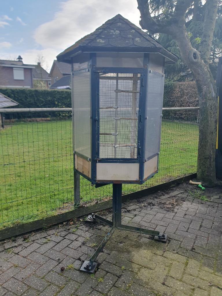 Vogelkooi, Ophalen, Gebruikt, Metaal, Vogelkooi