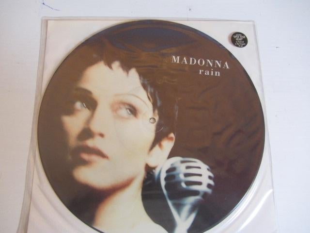 Madonna 12" Picture Disc rain, Cd's en Dvd's, Vinyl Singles, Maxi-single, Ophalen of Verzenden, Pop, 12 inch