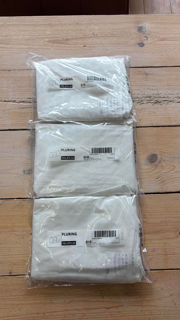 IKEA PLURING Opbergzakken - 9 stuks - NIEUW, Wit, Nieuw, Minder dan 100 cm, 50 tot 100 cm