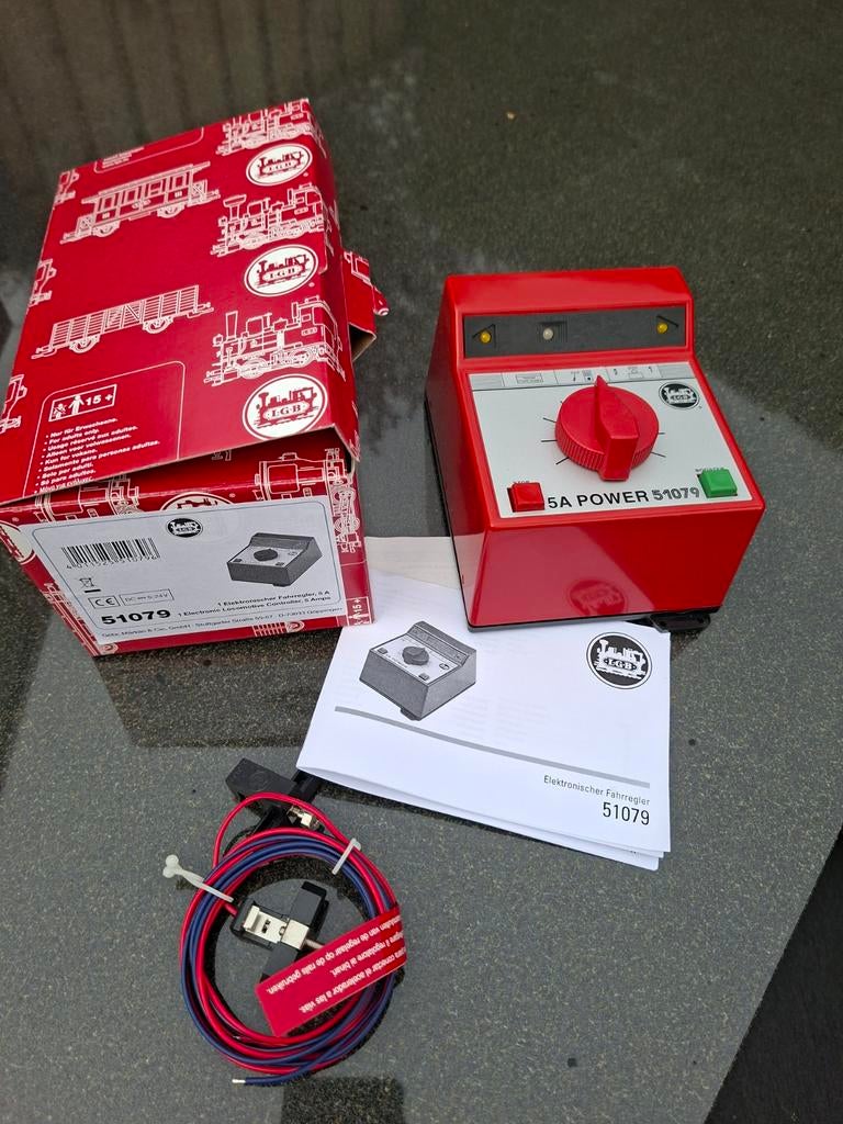 Lgb 51079  5 ampère bediening NIEUW met aansluitsnoer in OVP, Transformator of Voeding, Gelijkstroom, Nieuw, Ophalen of Verzenden