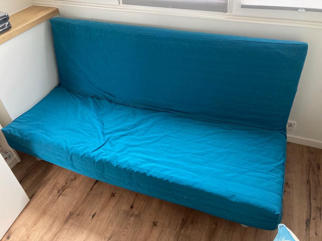 Ikea beddinge slaapbank, Huis en Inrichting, Slaapkamer | Slaapbanken, Ophalen, Gebruikt, Tweepersoons, 140 cm