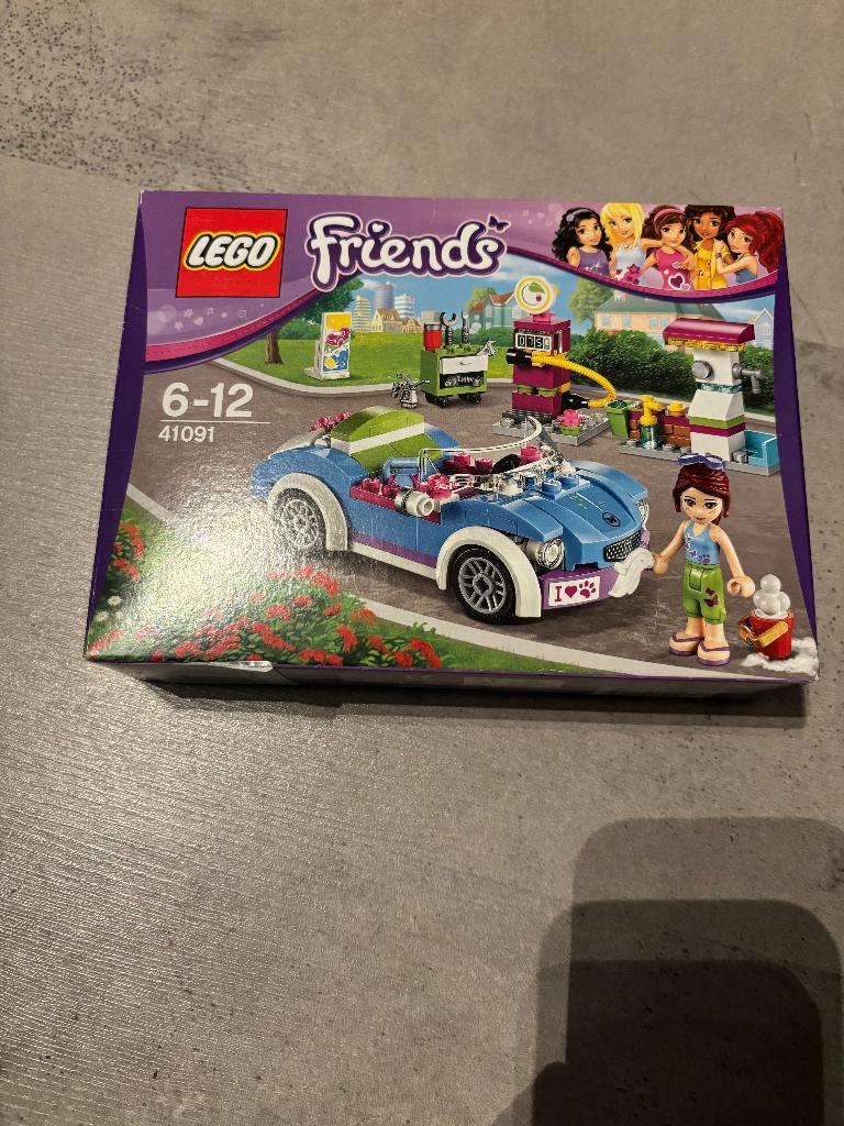leg friends setnummer 41091 sportwagen, Ophalen of Verzenden, Zo goed als nieuw, Complete set, Lego