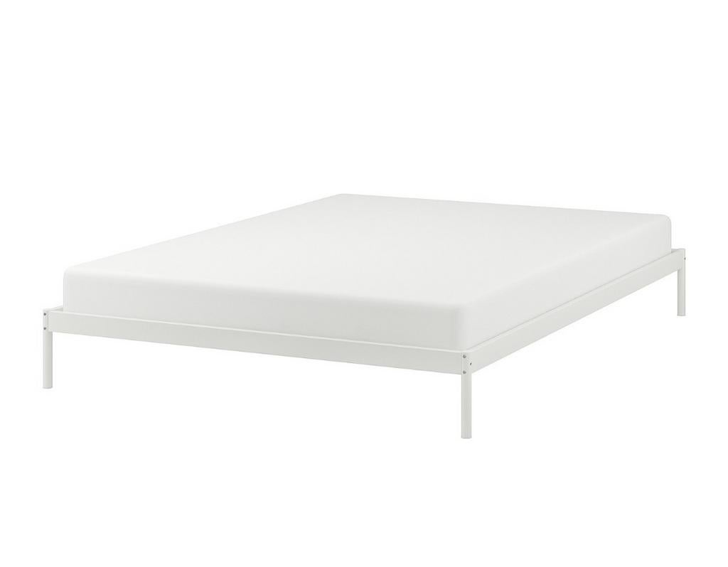 Ikea Vevelstad bedframe 160x200 wit, Ophalen, Wit, Tweepersoons, Zo goed als nieuw