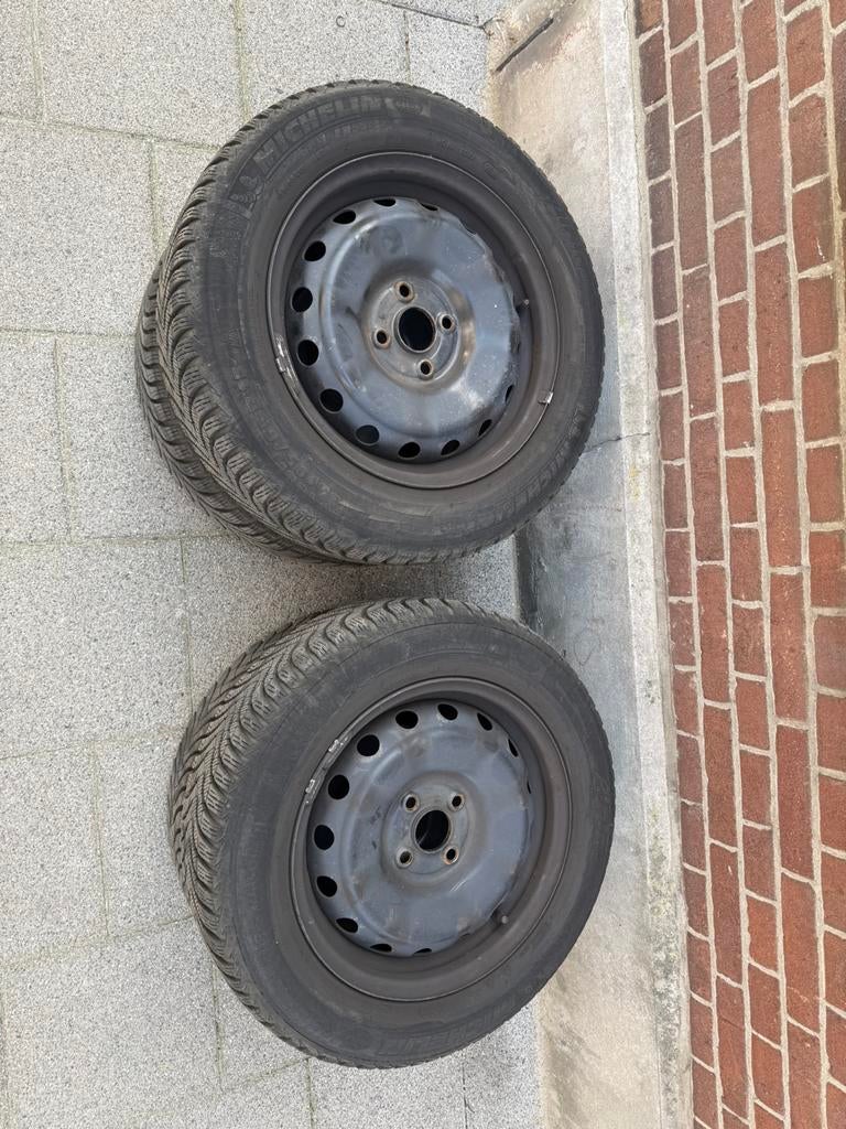 Michelin winterbanden te koop (Kia Rio). 185/65 - 15, Ophalen of Verzenden, Zo goed als nieuw
