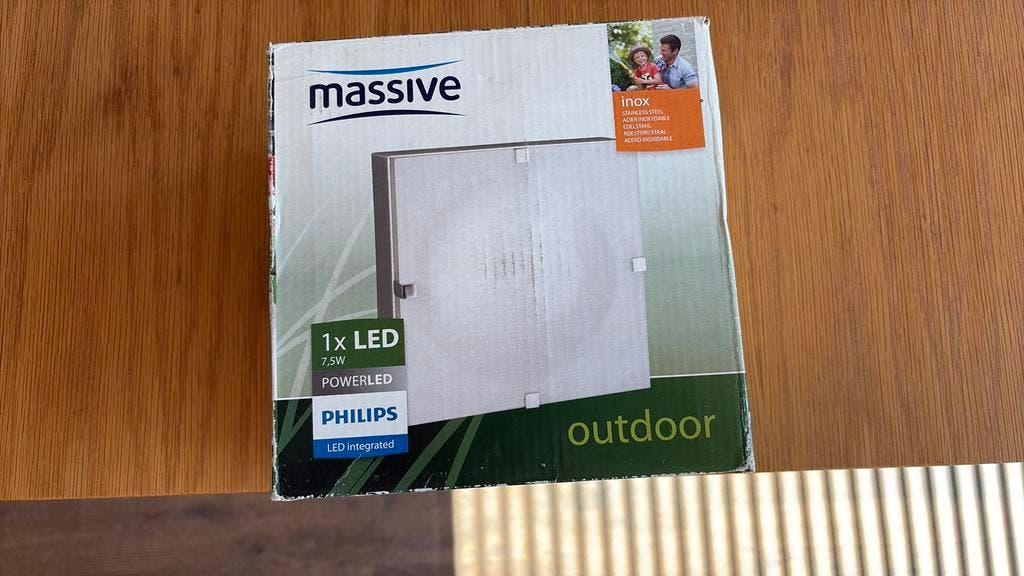 Buitenlamp 172194710.6580 7,5W P LED staal Inox, Ophalen of Verzenden, Nieuw