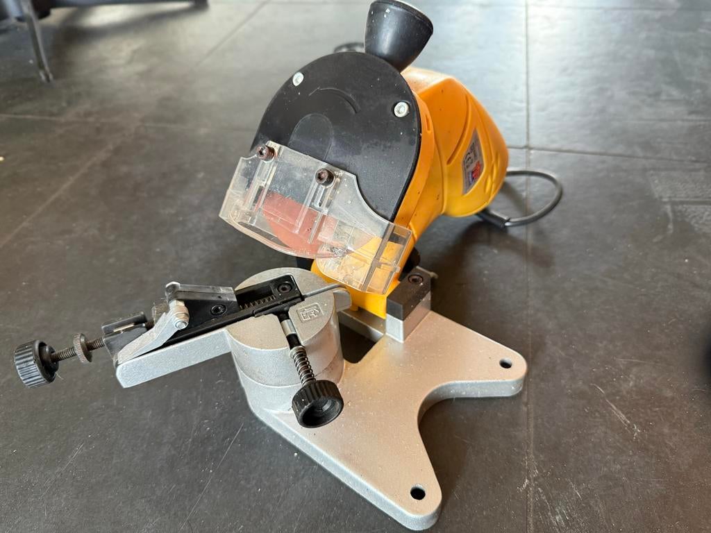 Topcraft kettingzaag slijper - TCS-220/2010NL, Doe-het-zelf en Verbouw, Ophalen, Nieuw, Minder dan 700 watt, Werkbankslijpmachine