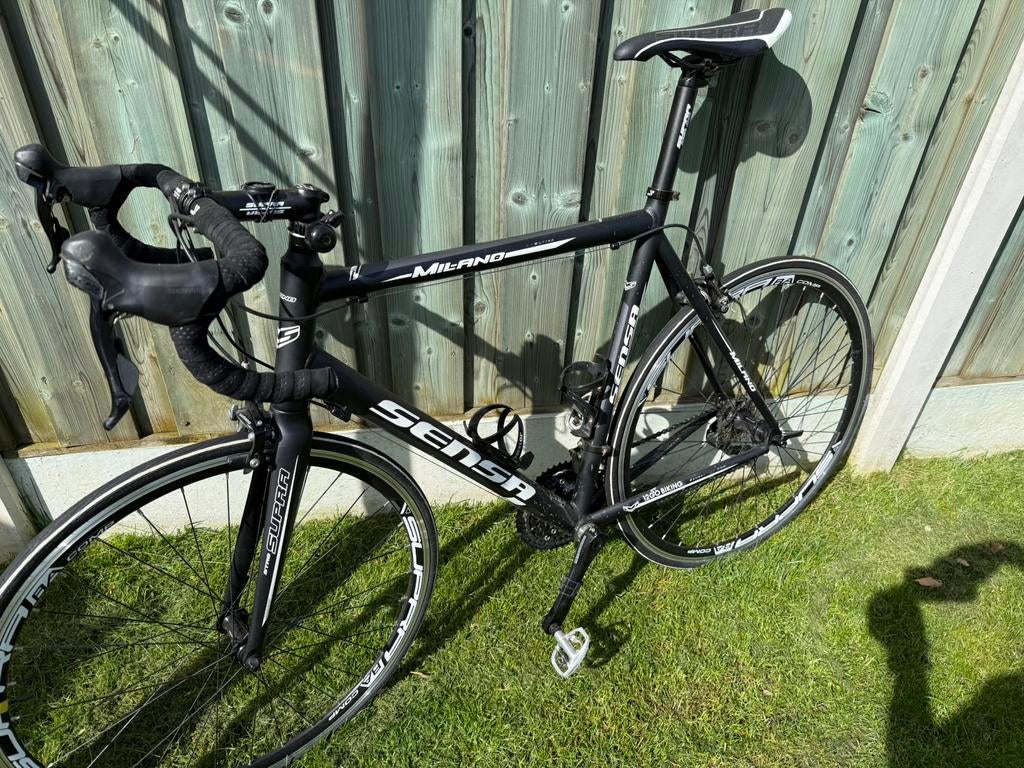 Sensa Milano racefiets- Shimano 105 - maat 60, Overige merken, Ophalen of Verzenden, Zo goed als nieuw, 57 tot 61 cm