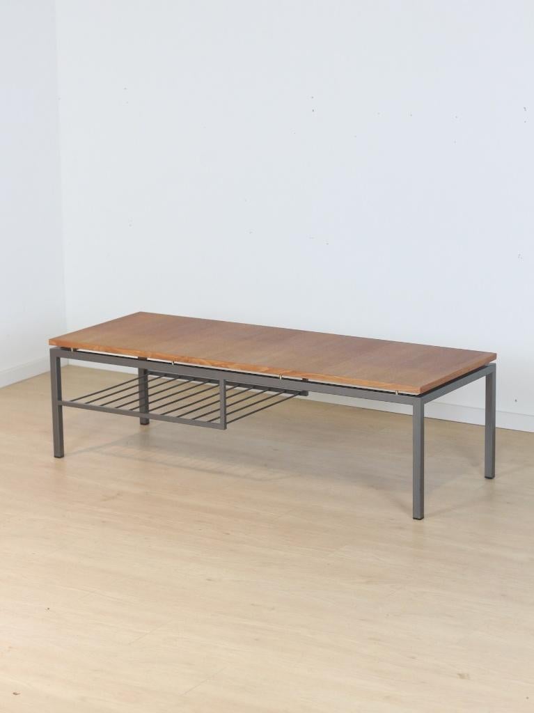 salontafel vintage, Ophalen, 50 tot 100 cm, Minder dan 50 cm, Rechthoekig