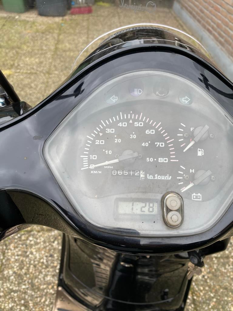 Zwarte La Souris Sourini snorscooter, Ophalen, Gebruikt, Benzine, Overige merken