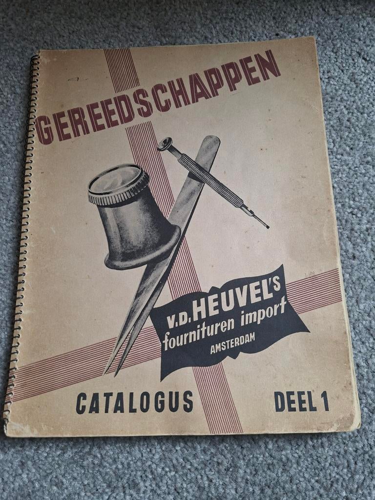 Vintage Catalogus v.d. Heuvel' Gereedschap, Boeken, Ophalen of Verzenden, Gelezen, V.d. Heuvel's Fournituren Import, Catalogus