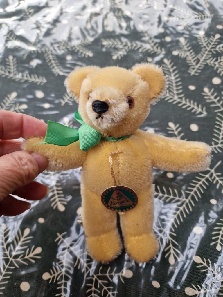 Hermann teddy mini beer mohair, Ophalen of Verzenden