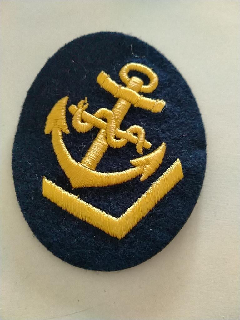 DDR Volksmarine , Obermaat , Medische Dienst, Verzenden, Marine, Duitsland, Embleem of Badge