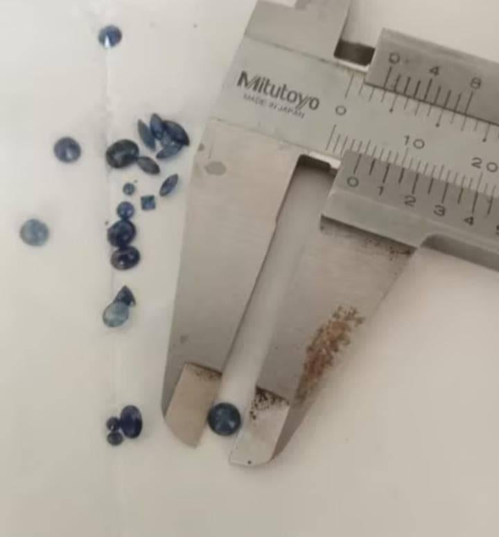 Saffier geslepen, Ophalen of Verzenden, Zo goed als nieuw