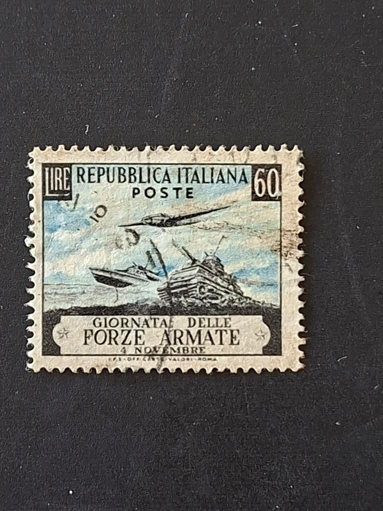 Italië Mi 873.  Luchtpost, Verzenden, Gestempeld