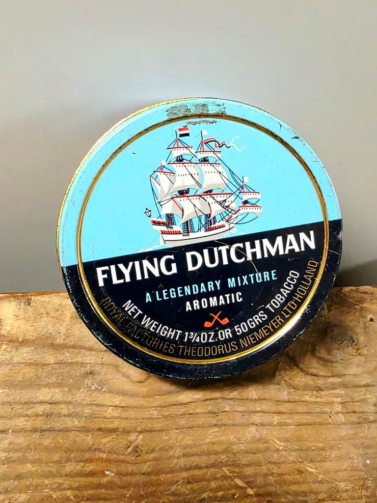 9929:Vintage Flying Dutchman Tobacco Can -Theodorus Niemeyer, Verzamelen, Blikken, Ophalen of Verzenden, Gebruikt, Overige, Overige merken