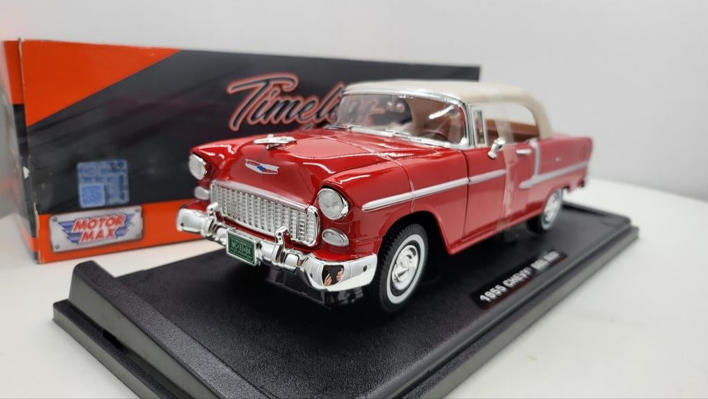Chevrolet Bel Air Convertible, rood, 1955, Ophalen of Verzenden, Nieuw, Overige merken