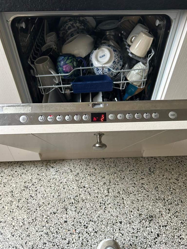 Vaatwasser Siemens, Witgoed en Apparatuur, Ophalen, Gebruikt, Minder dan 10 liter, Energieklasse A of zuiniger