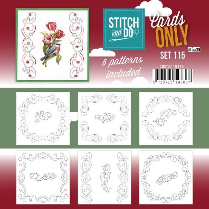Stitch and Do Cards only 115 en 6 verschillende oplegkaartje, Hobby en Vrije tijd, Kaarten | Zelf maken, Blanco kaart of Basiskaart