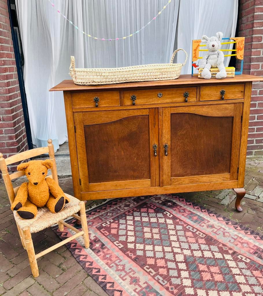 Leuke vintage commode, Gebruikt, 50 tot 70 cm, Ophalen of Verzenden, 100 cm of meer