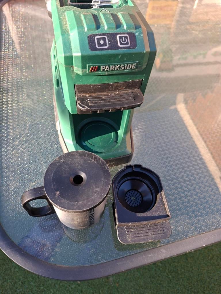 Parkside koffie machine werkt op accu, Witgoed en Apparatuur, Koffiezetapparaten, Ophalen of Verzenden