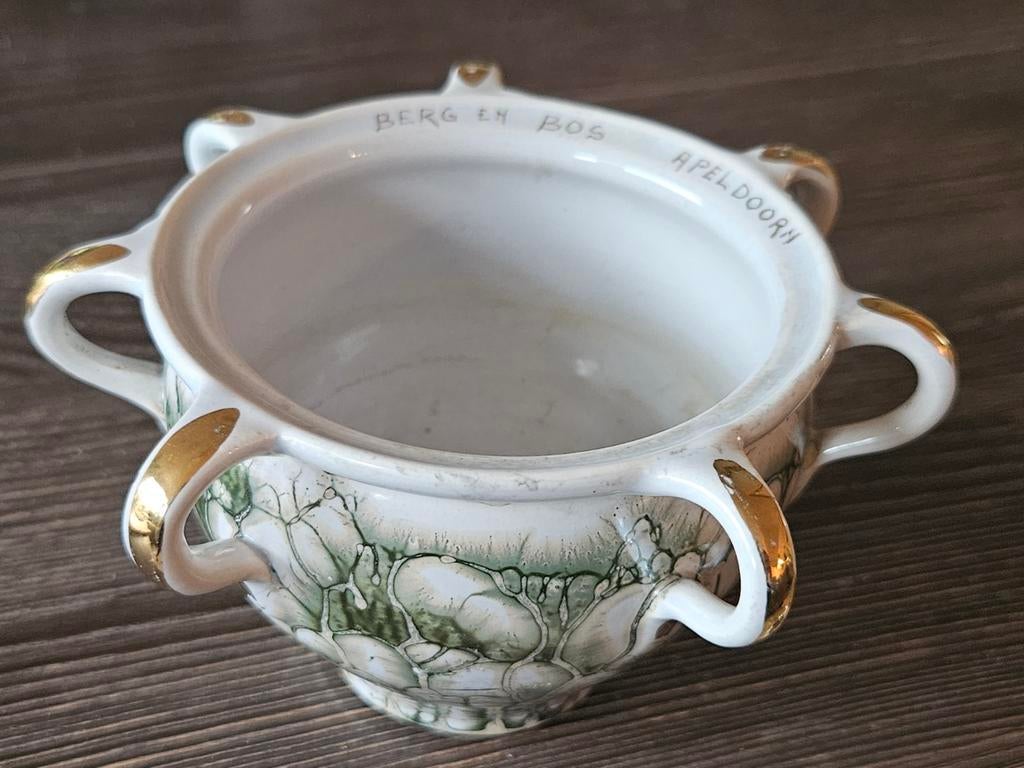 Berg en Bos Apeldoorn Souvenir Potje, Antiek en Kunst, Antiek | Keramiek en Aardewerk, Ophalen of Verzenden